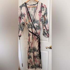 Lobo.Rosa Palomino pattern Kimono/robe